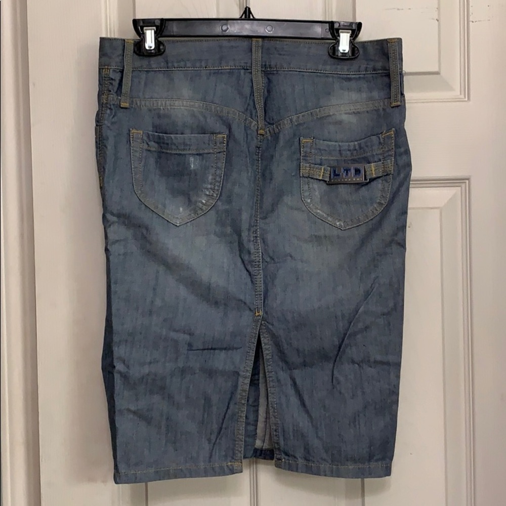 Jean skirt midi vintage limited edition! Vintage! - Picture 5 of 9